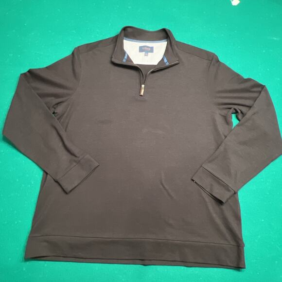 Fairlane Shirt Mens M 1/4 Zip Pullover Golf Performance Pique Texture Polo Knit - Picture 1 of 8